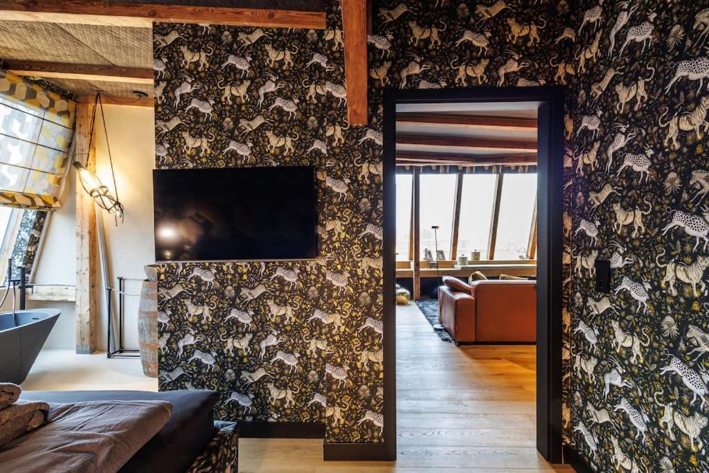Himmlisches Penthouse Am Fischmarkt Stade Dış mekan fotoğraf