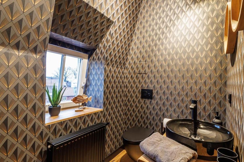 Himmlisches Penthouse Am Fischmarkt Stade Dış mekan fotoğraf